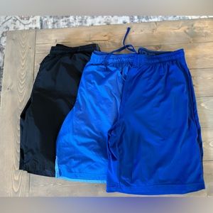Set of 3 mens gym shorts size XL